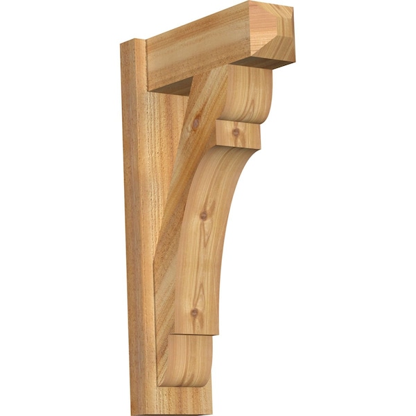 Ekena Millwork Olympic Craftsman Rough Sawn Outlooker, Western Red Cedar, 6"W x 16"D x 28"H OUT06X16X28OLY04RWR - main